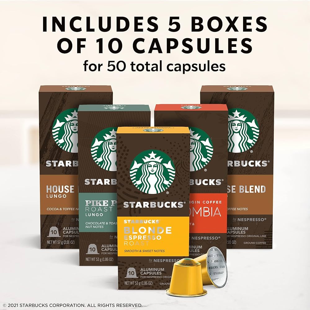 Amazon.com: Starbucks by Nespresso Original Line Mild
